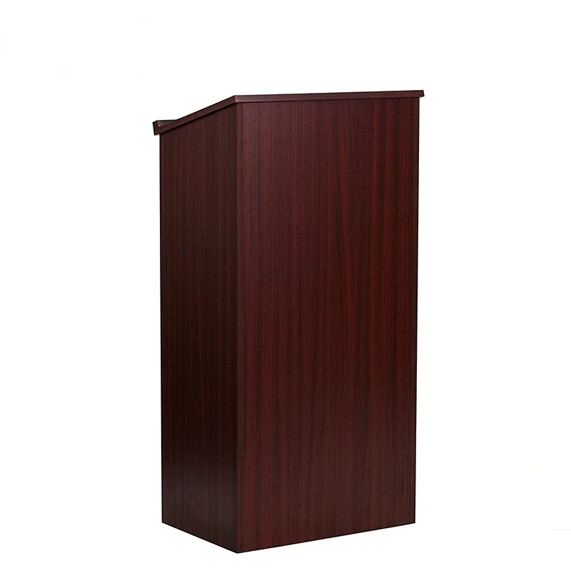 Mahogany cheap price wooden pulpit lectern stand for church