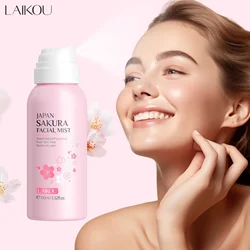 LAIKOU Sakura Toner Hydrating Moisturize Gentle Repair Brightening Skin Improve Glow Serum Toner Spray 100ml