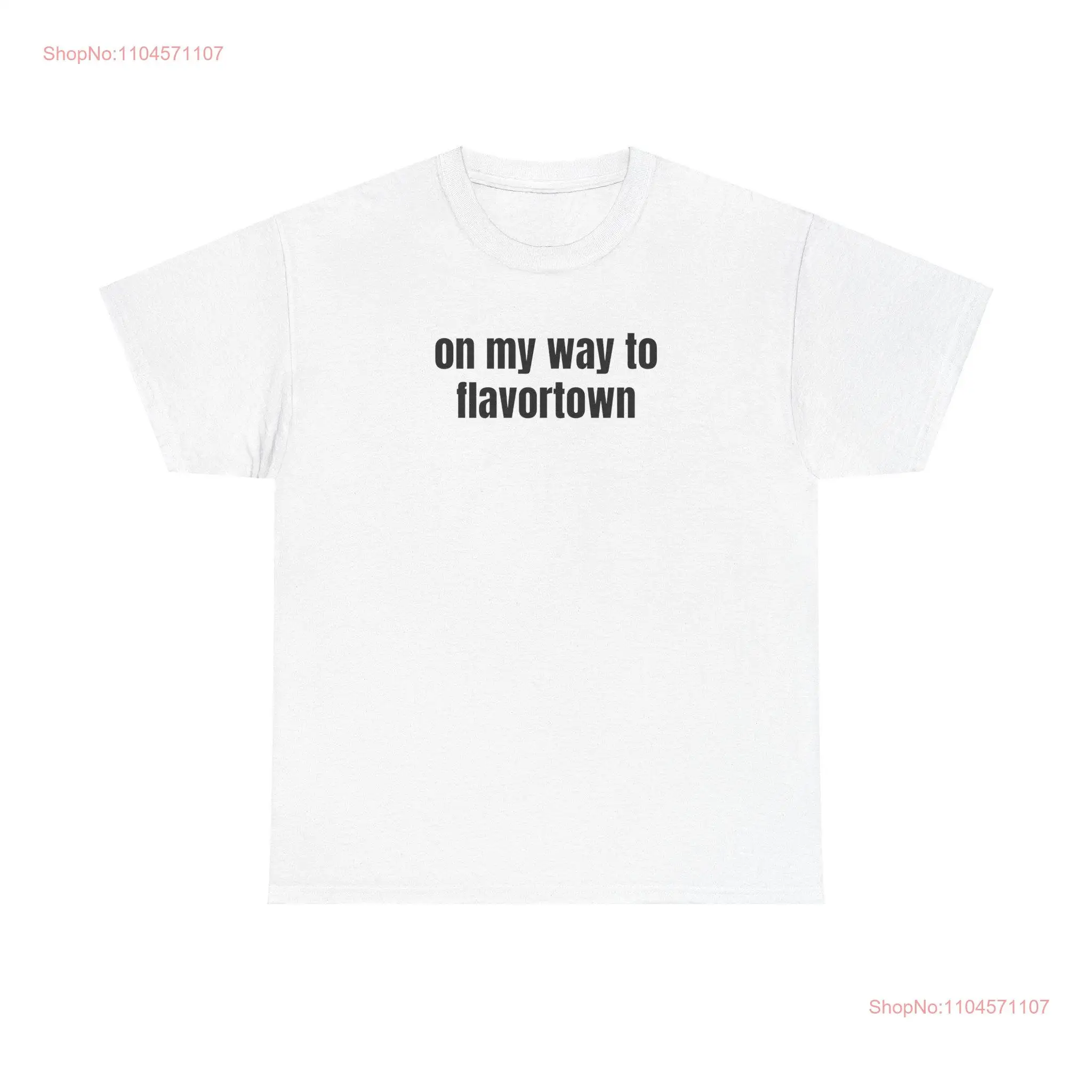 

Футболка On My Way to Flavortown Funny BrainroT Gen Z Meme for Her Gag Sarcasm с длинными или короткими рукавами