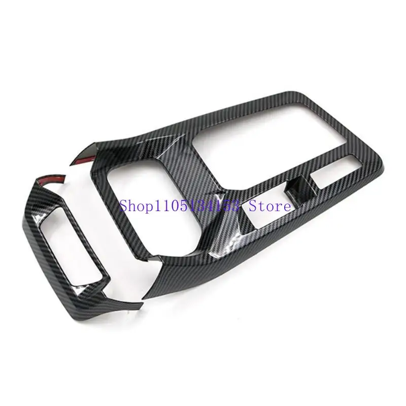 

hg89 Car Accessory Car Gear Shifter Frame Sticker for MG5 Cup Stand Decorations Central Control Gear Shifter Panel Cover