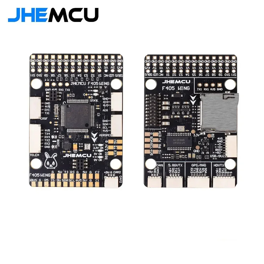 JHEMCU-Contrôleur de Vol pour Avion RC, pouvez-vous roscope Baromètre Intégré, OSD Blackbox BEC