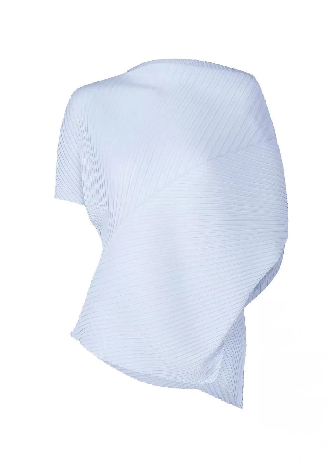 Pleated T-Shirt 2026 Summer New Japane Irregular Cut Pile Collar Top Simple Fashion Lightweight Wrinkle-Free Women Skirt