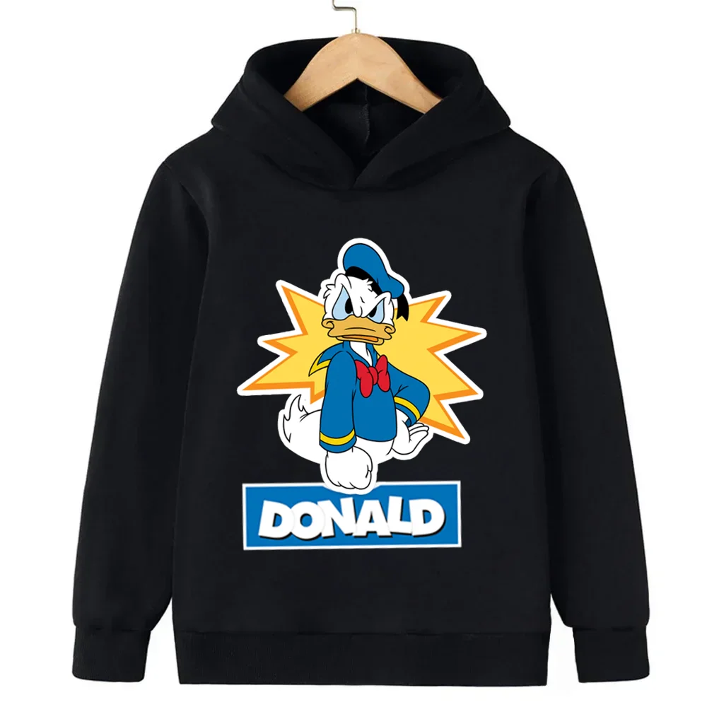 Disney children's fashion hoodie hoodie cartoon cartoon Donald Duck top spring and autumn hoodie street clothing new products