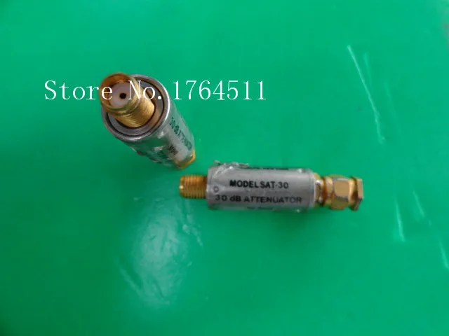 

[LAN] переключатель MINI SAT-30 DC-1 ГГц Att:30dB P:2W SMA коаксиальный фиксированный аттенюатор --5 шт./лот
