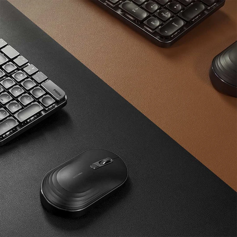 Mijia แผ่นรองเมาส์สำนักงาน2ชั้นไม้ก๊อกหนังสีทึบโต๊ะเล่นเกมกันสิ่งสกปรกแผ่นรองเมาส์ขนาดใหญ่กันน้ำ