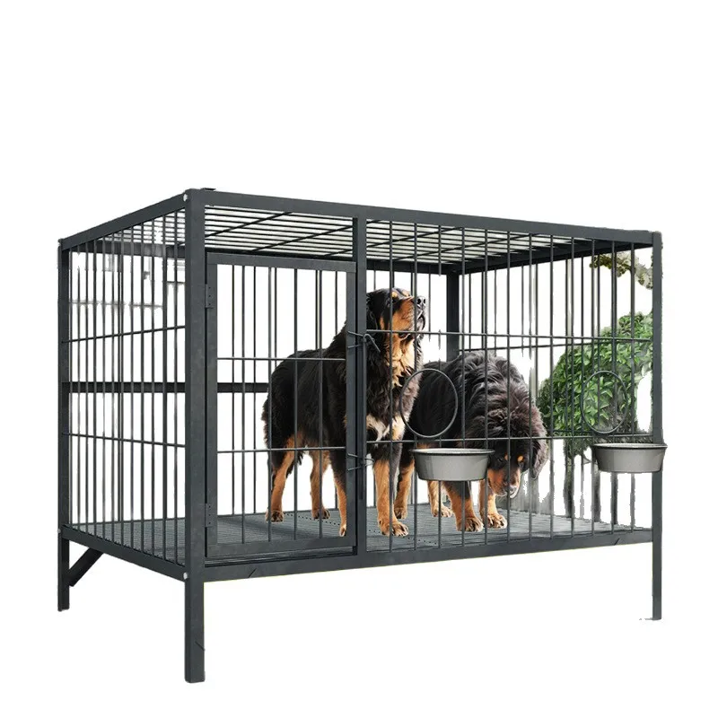 

New dog cage, large dog solid steel dog cage