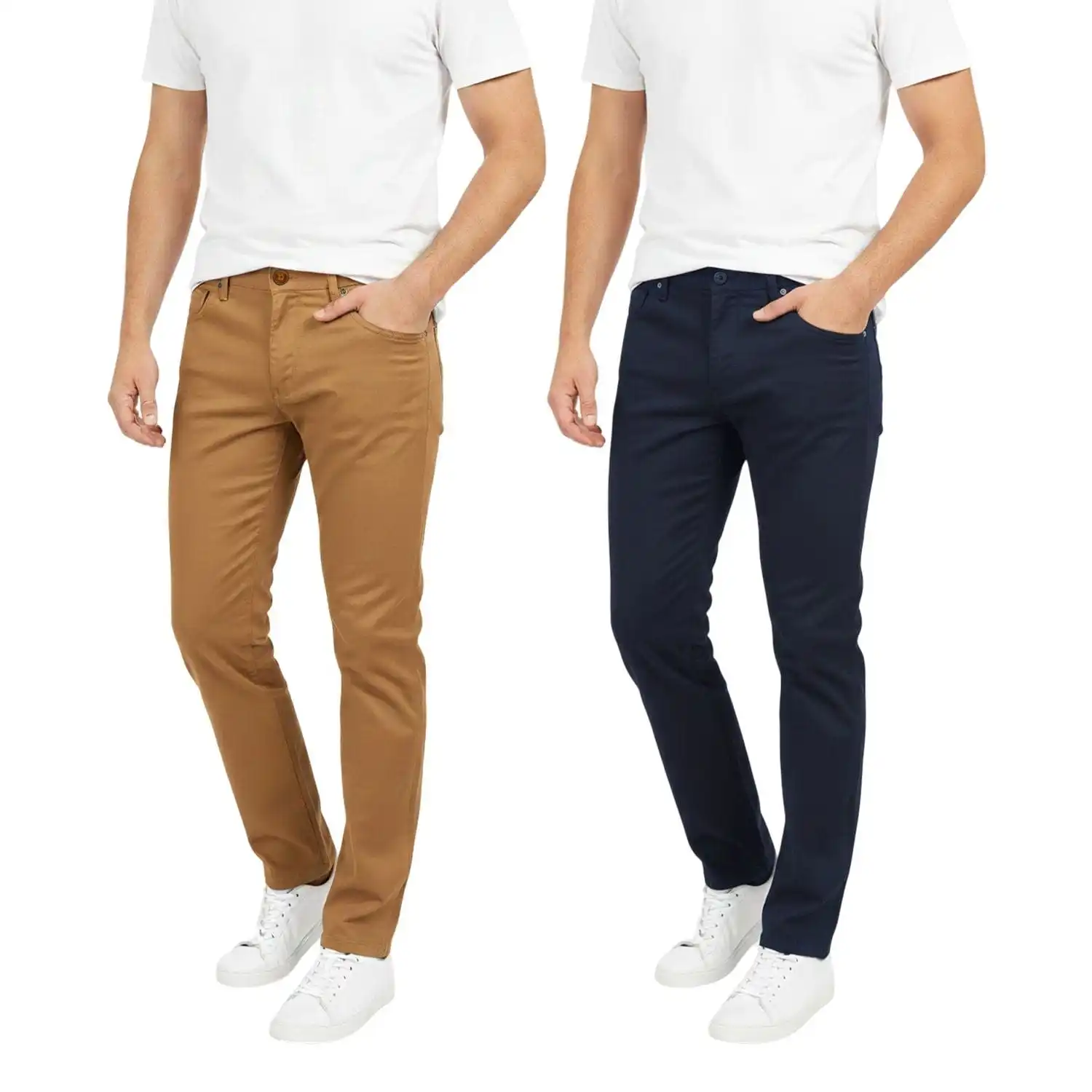Mens 2 Pack Chinos …