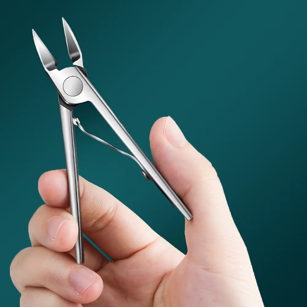 家庭用爪溝用プロフェッショナルネイルクリッパー、ステンレス鋼、非常に鋭く丈夫な手と足の爪切り