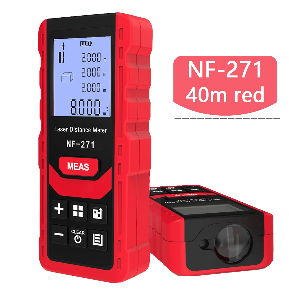 Noyafa NF-271 Laserafstandsmeter 40M 80M Afstandsmeter Meetmeter Meetapparaat Digitale Liniaal Testtool