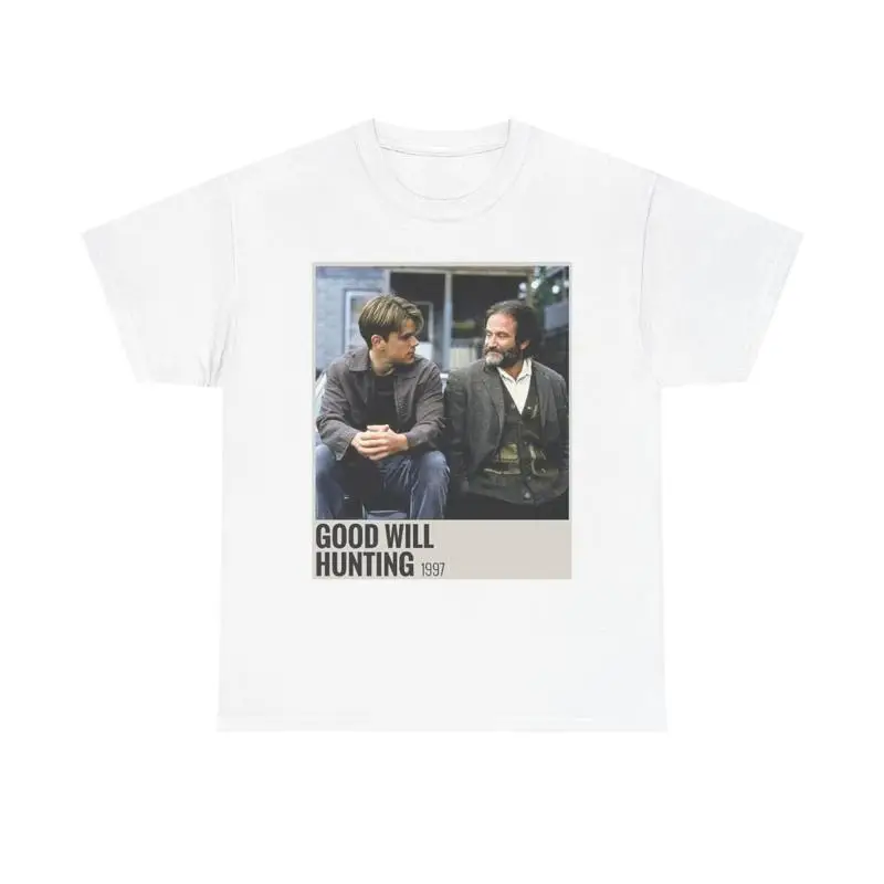Goodwill Hunting T Shirt Vintage Movie Poster Robin Williams Heavy Cotton