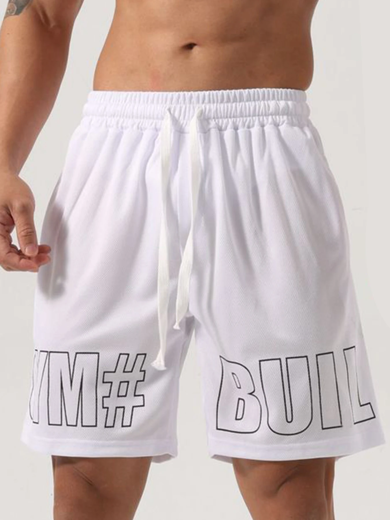 

Мужские летние тонкие пляжные повседневные шорты Спортивные быстросохнущие свободные шорты для фитнеса Спортивные штаны