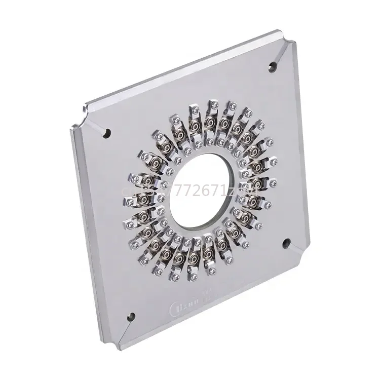 Fiber Optic Polishing Plate Holder Fixture 24 Port Fc Upc Fiber Optic Connector Polishing Fixture