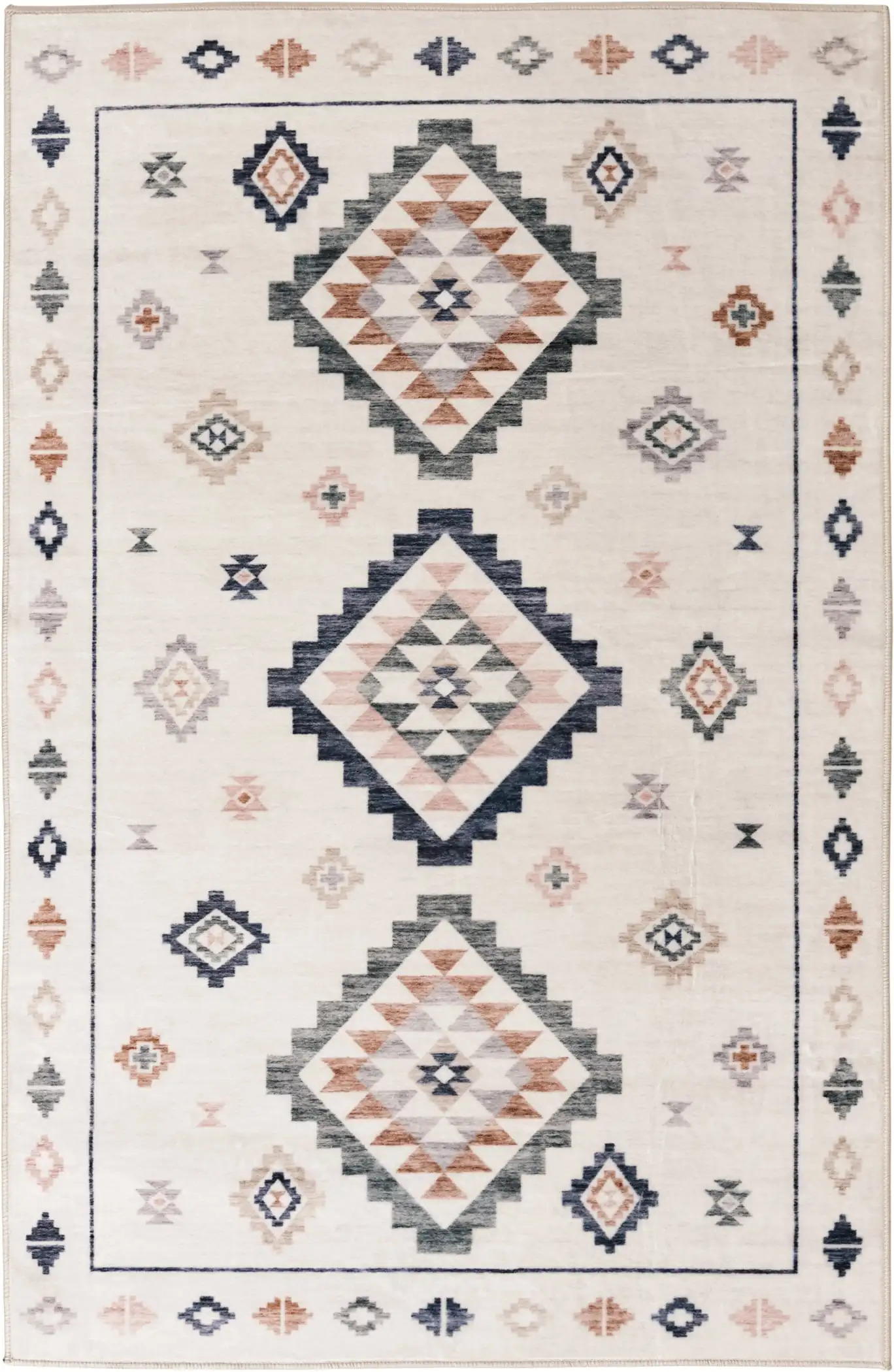 

4'X5'6 Домашний коврик из искусственного меха в Юго-Запад