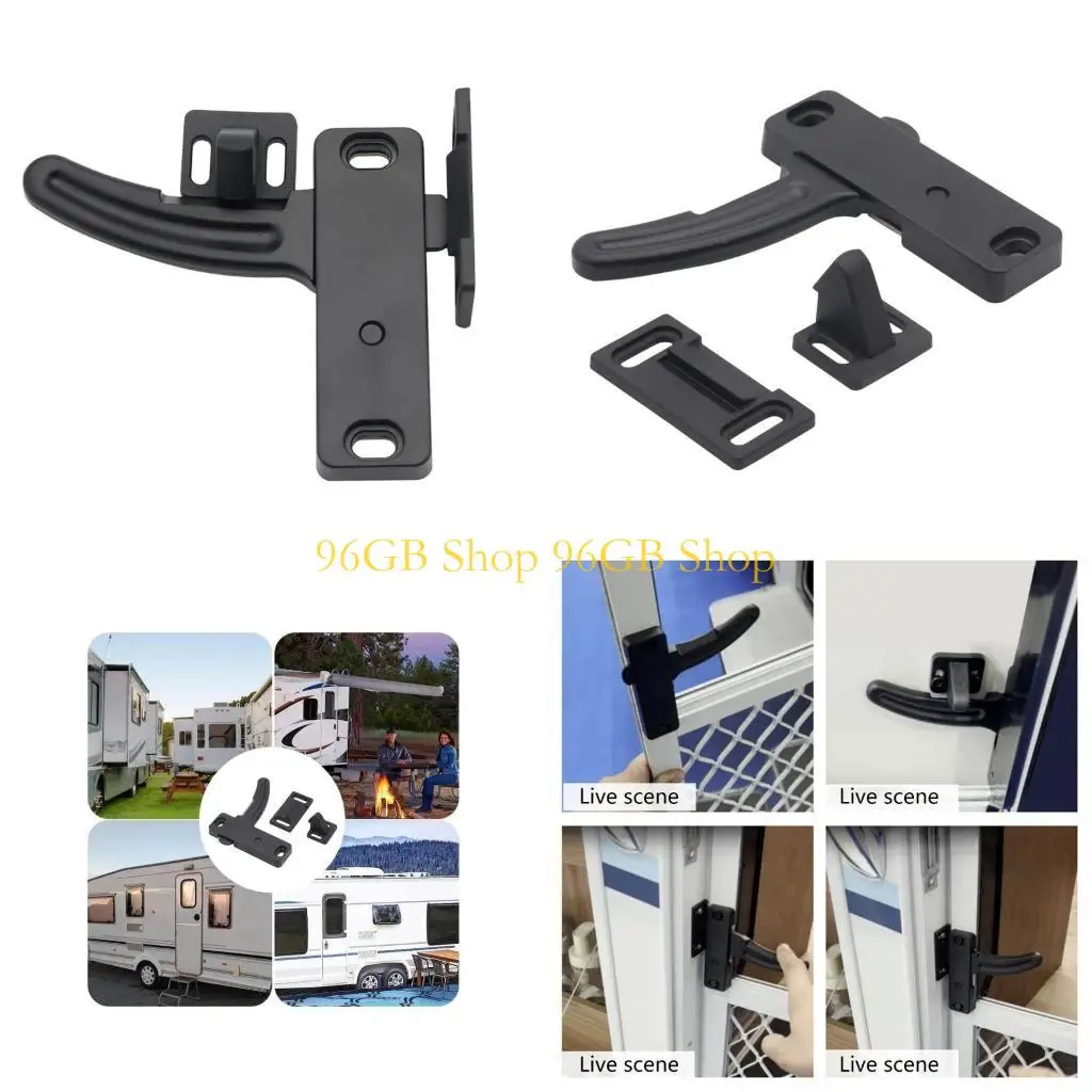 

96 ГБ RVS Экран Дверной защелка правая ручная ручка набор Campers Motorhome Travel Travel Traincer Trainc