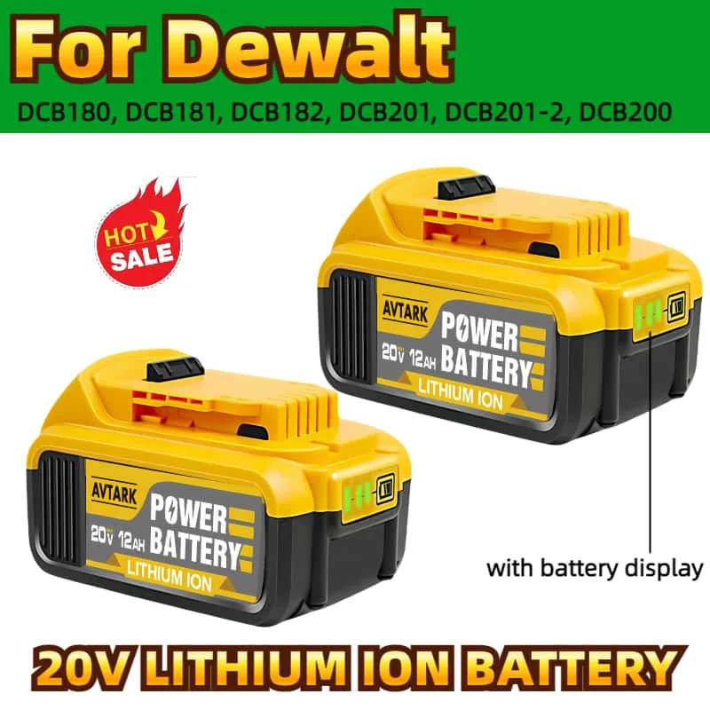 18650 rechargeable battery for Dewalt tools DCF887 DCG405 DCD791 DCF922 DCB180, DCB181, DCB182, DCB201 for dewalt 18v batteries