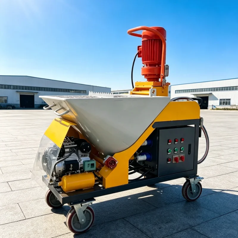 Wall Render Sprayer Portable Construction Equipment High Output Spraying Unit For Commercial Wall Plaster