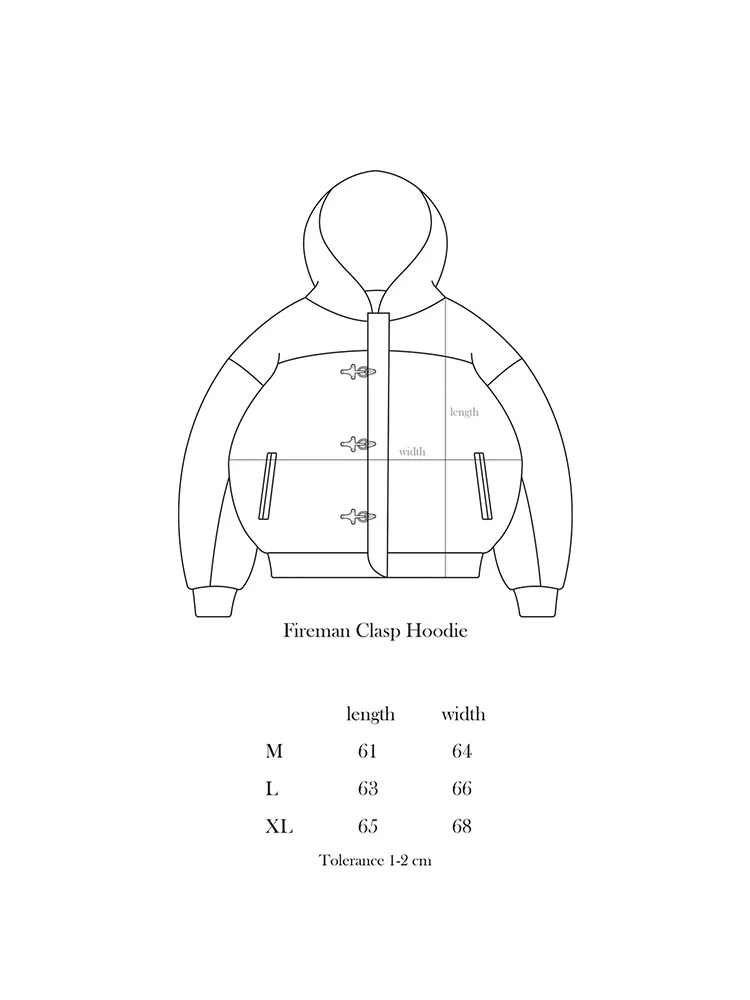 Herbst Winter Damen Hoodie Harajuku American Vintage Y2K Streetwear Knopfdesign Einfarbiger Pullover Kapuzenpullover – Detail 1