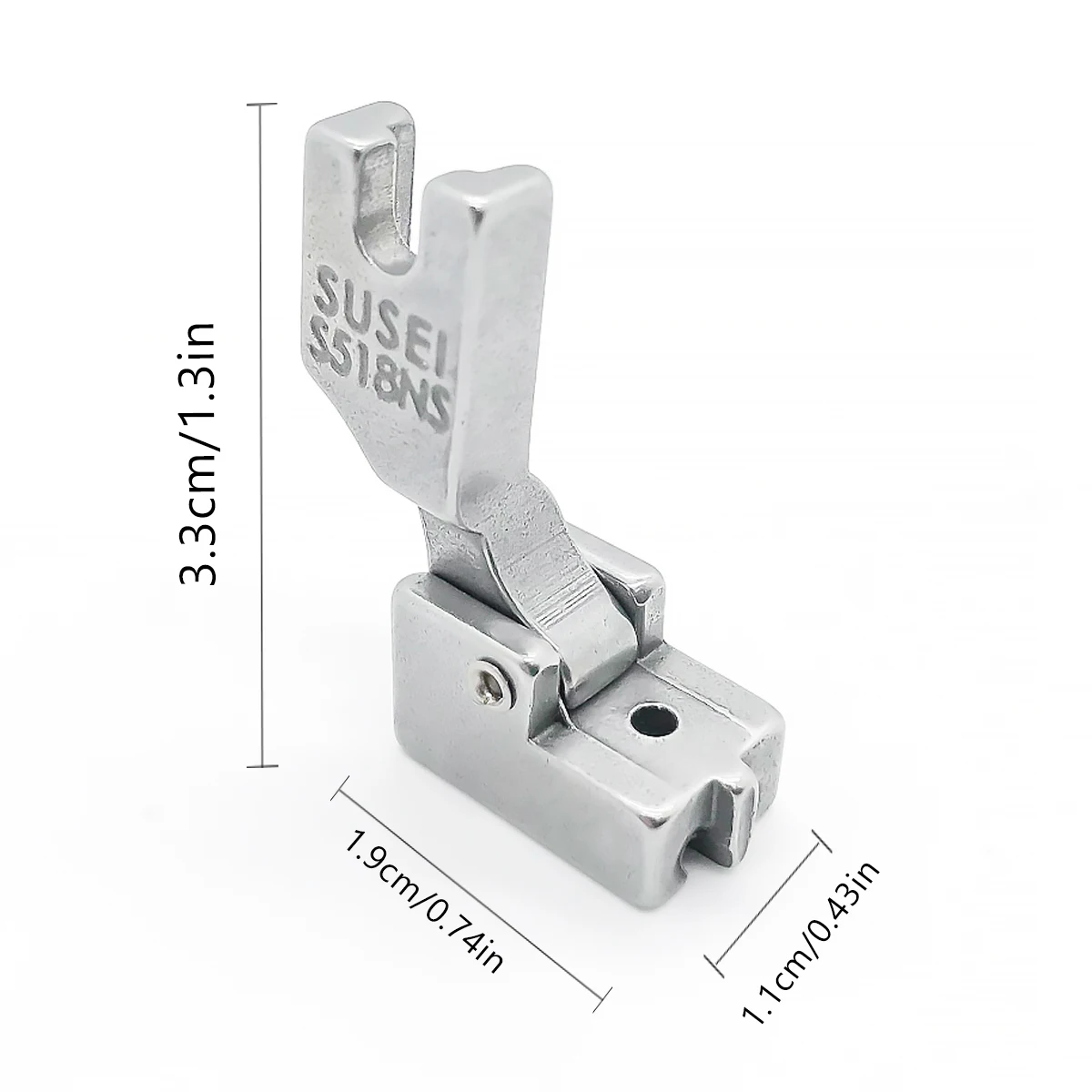 1pcs flat car presser foot S518NS invisible zipper presser foot flat sewing machine presser foot industrial sewing machine acc