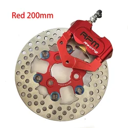 200mm 220mm CNC Electric Motorcycle Scooter Brake Calipers Disc 57mm 70mm Brake Pump Adapter Bracket For Yamaha Aerox BWS RSZ