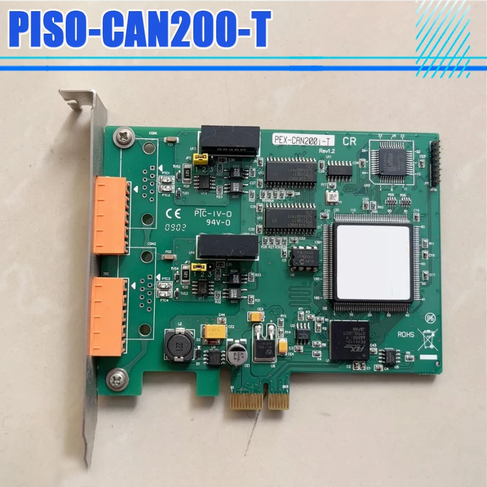 DAS 2-Port Isolation Protection CAN Communication Card PISO-CAN200-T For ICP