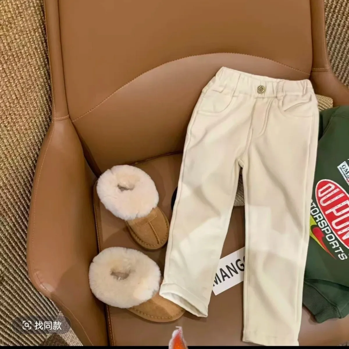 Dziewczęce ciepłe spodnie 2 4 6 7 lat, nowa kolekcja jesień/zima, dziecięce spodnie jednoczęściowe, aksamitne, bardzo grube, z rozszerzanymi nogawkami.