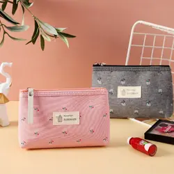 Make Up Bags Travel Washing Pouches Small Coin Purses Toiletry Organizer Canvas Cosmetic Storage Bags