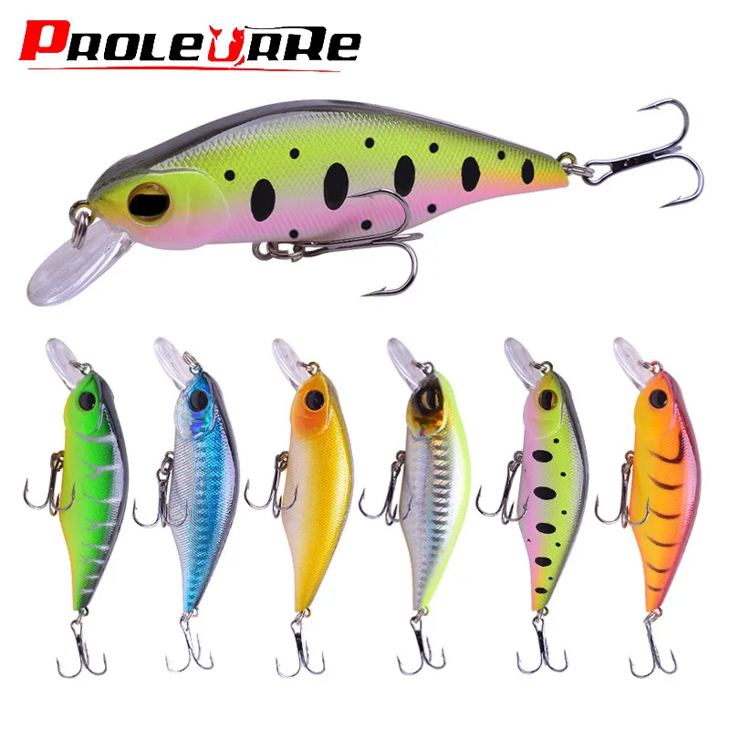 1 Pcs Floating Fishing Lure 9cm 11g Trolling Wobblers Tackle Plastic Artificial Bait With Hooks for Carp Bass Minnow Crankbaits