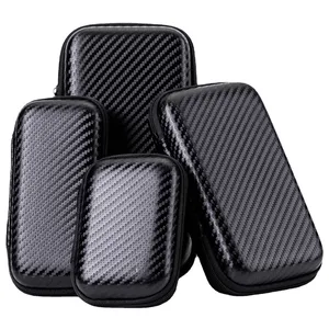 1/2 buah Tas Penyimpanan Eva Portabel Kantong Ritsleting Tas Pelindung Pengisi Daya Ponsel Tas Hard Disk Seluler Penyimpanan Kabel Data Disk U 10 kantong zip penjualan terbaik - №