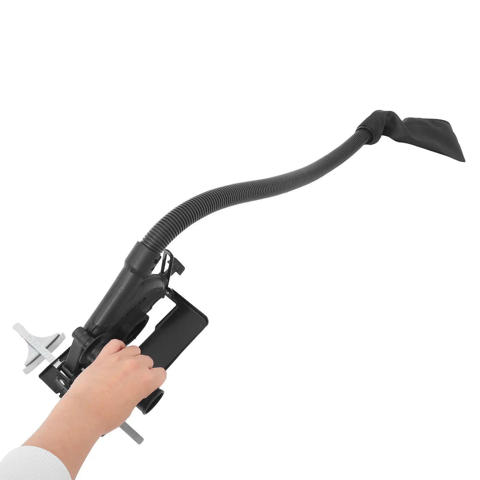 1Set Angle Grinder Holder Stand Converts Grinder to Precision Cutting Machine Sturdy Plastic Base with Hose Ruler for Home