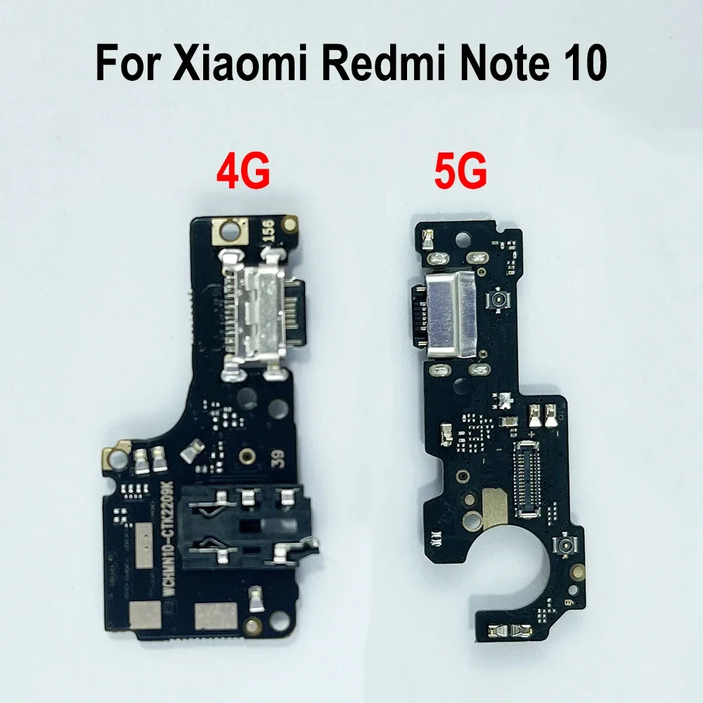 Gefensi For Xiaomi Redmi NOTE 10 4G 5G USB Charging Dock Port Socket Jack Plug Connector Charge Board Flex Cable