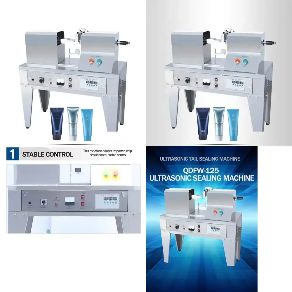 Semi Automatic Electric Paste Toothpaste Beverage Chemical Plastic Soft Tube Heat Sealing Machine