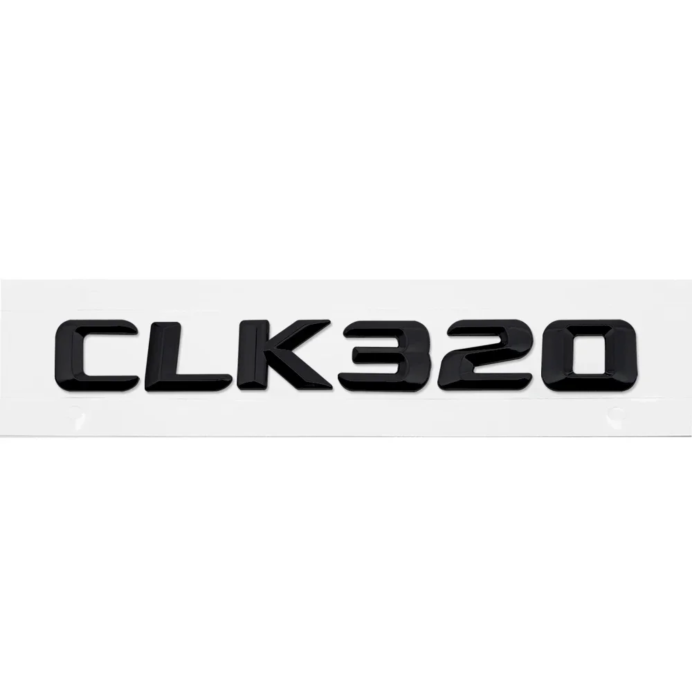 Car-Styling For Mercedes Benz CLK350 CLK320 CLK430 Trunk Rear Number Letters Badge Emblem Sticker For C208 C209