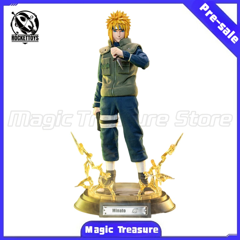 【MT】Preventa RocketToys ROC-016 NARUTO Shippuden Namikaze Minato Yellow Flash 1/6 Figura de acción coleccionable