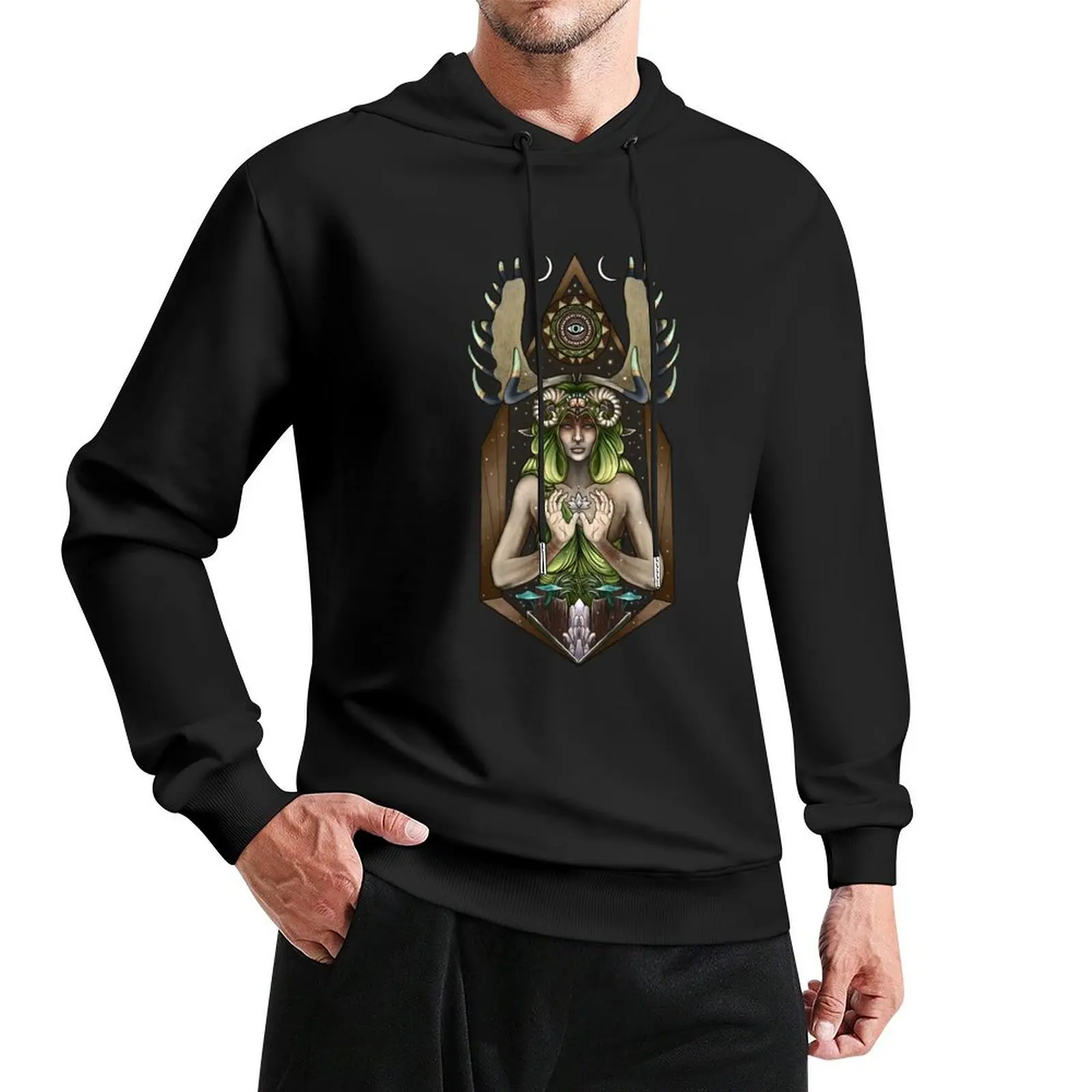 Invocation of Spring Pullover Hoodie graphic t shirts men men's sweat-shirt set autumn clothes hoodie