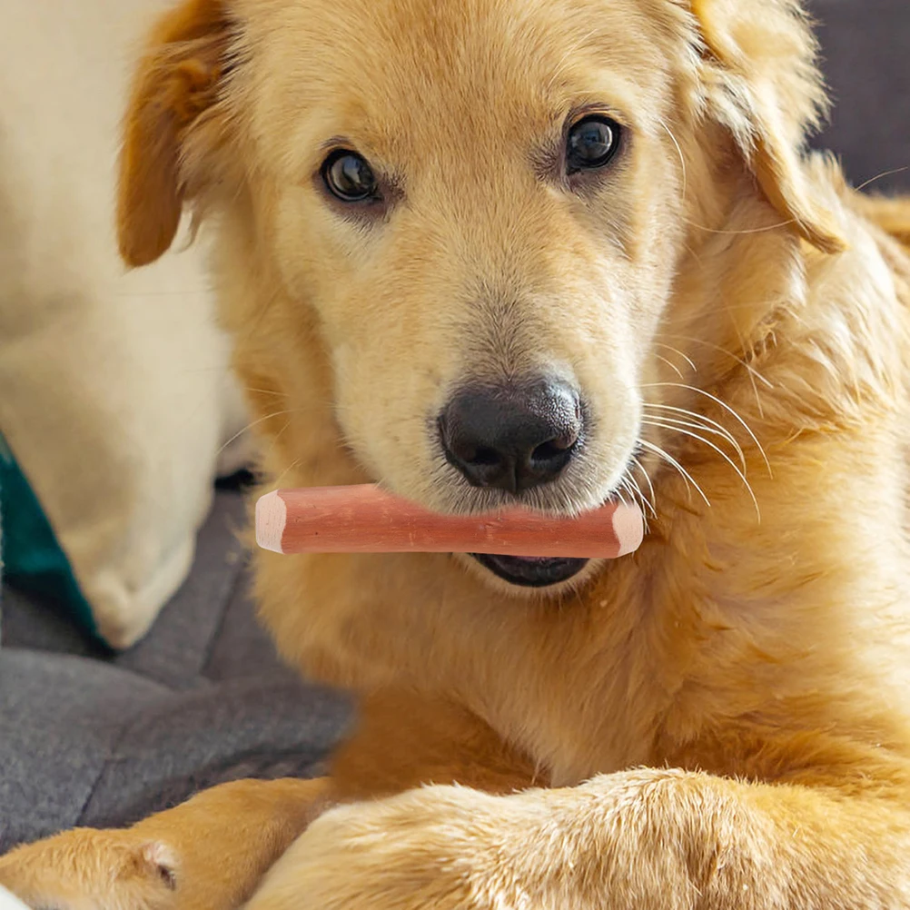 

Chew Stick Coffee Wood Toy Healthy Puppy Teeth Cleaning Natural Wooden Pet Teething Sticks Dog Throwing Safe Durable Dog Toys