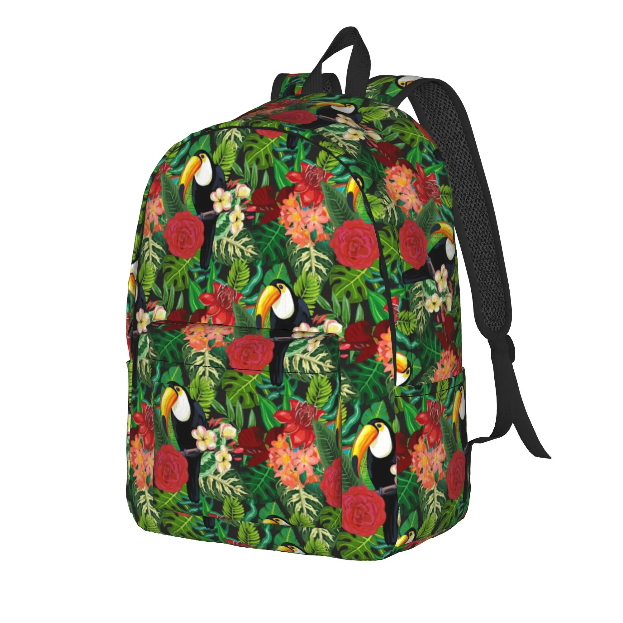 Tropical Toucan    Backpack  Cycling Backpacks Women High Quality Durable School Bags Streetwear Rucksack