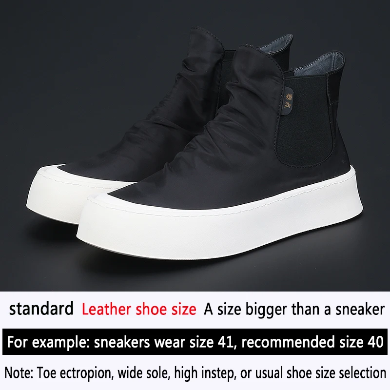 Korean Version Fashion Breathable Canvas Shoes High Top Board Shoes Fashion Casual Shoes Comfortable Black Men\'s Fashion Shoes