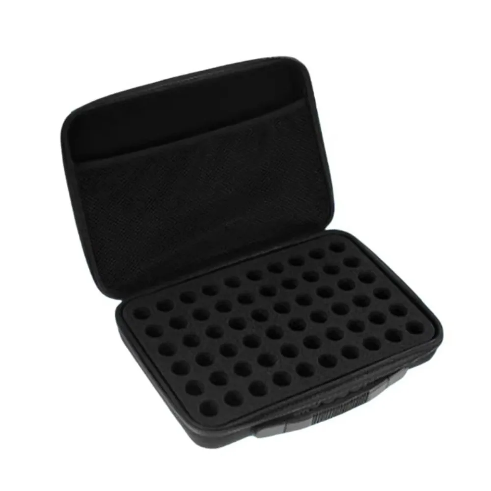 30/60 Slots Insulin Vial Storage Box Hard Case With Mesh Bag Insulin Case Large Capacity Waterproof Essentials Oil Case