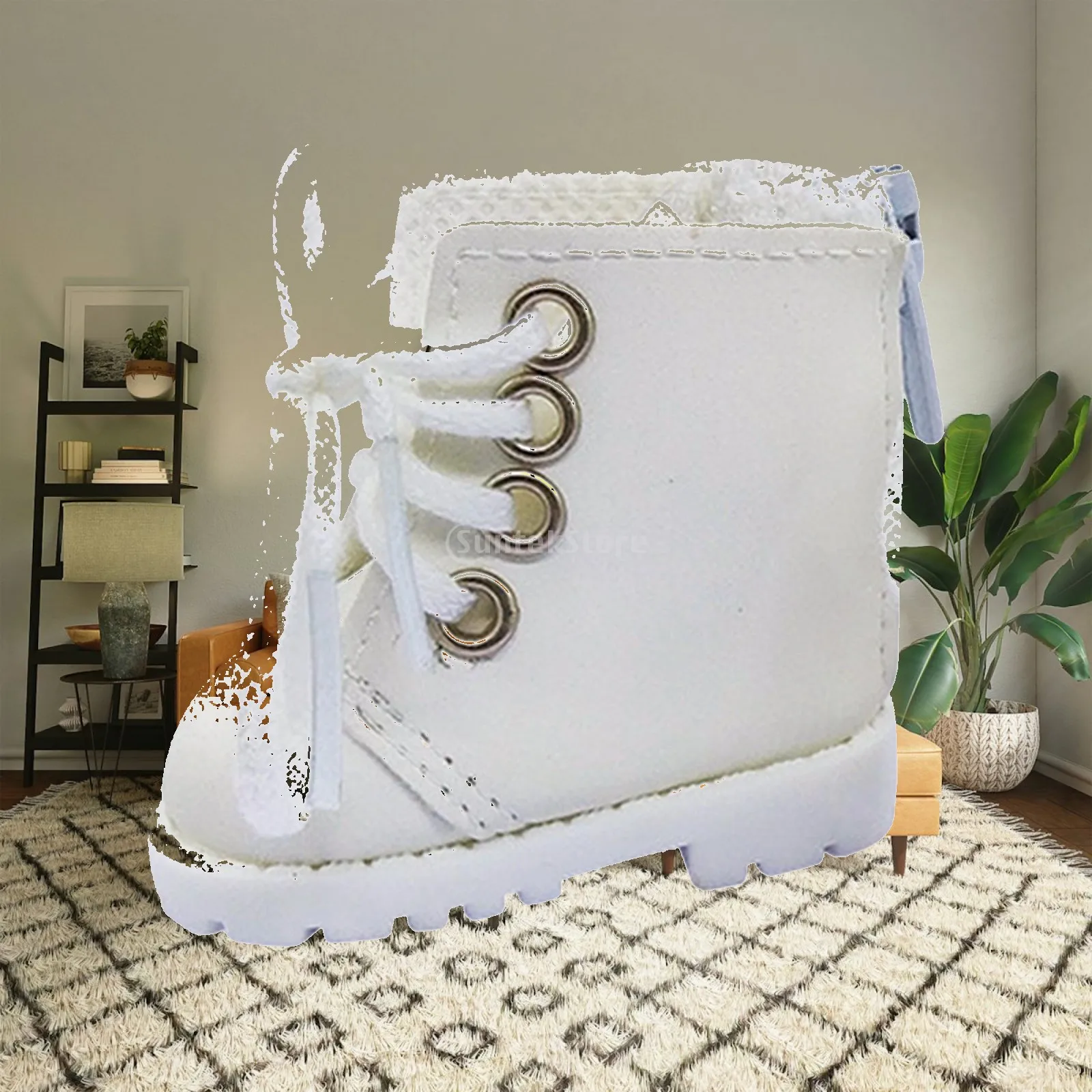 

1 Pair 1/6 Doll Shoes, Fashion Boots Kids Toys Decor Accs, Miniature Model for 20cm Ball Jointed Dolls Dress up DIY Gift