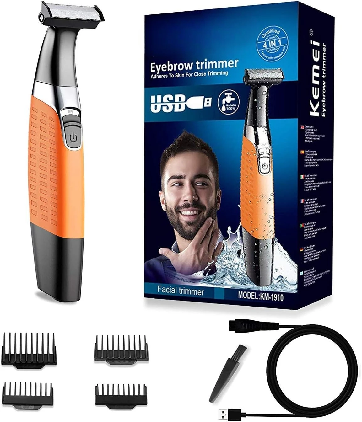 2026 New Upgrade Electric Shavers, Beard Trimmer Men, Washable Beard Grooming,Cordless USB Rechargeable Body Groomer And