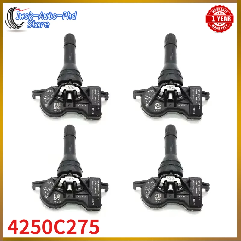 4250C275 For Mitsubishi Attrage Eclipse Cross Mirage Pajero Sport 2014-24 Car TPMS Tire Pressure Sensor Monitoring System 433Mhz