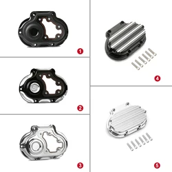 Clarity Transmission Side clutch Cover For Harley Dyna Low Rider FXDL Fat Bob FXDF Touring Road King FLHR Softail 07-13