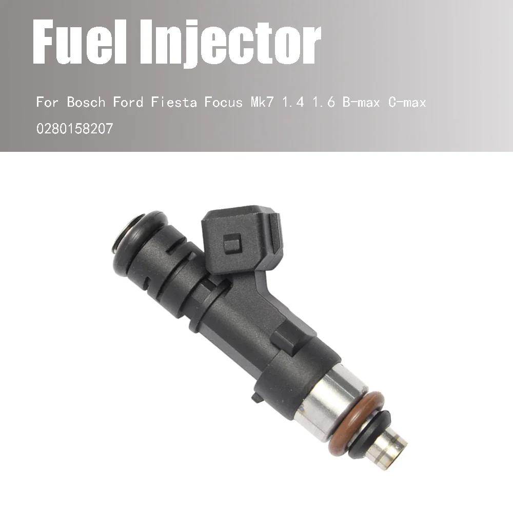 

For Bosch Ford Fiesta Focus Mk7 1.4 1.6 B-max C-max 0280158207 Fuel Injector Nozzle