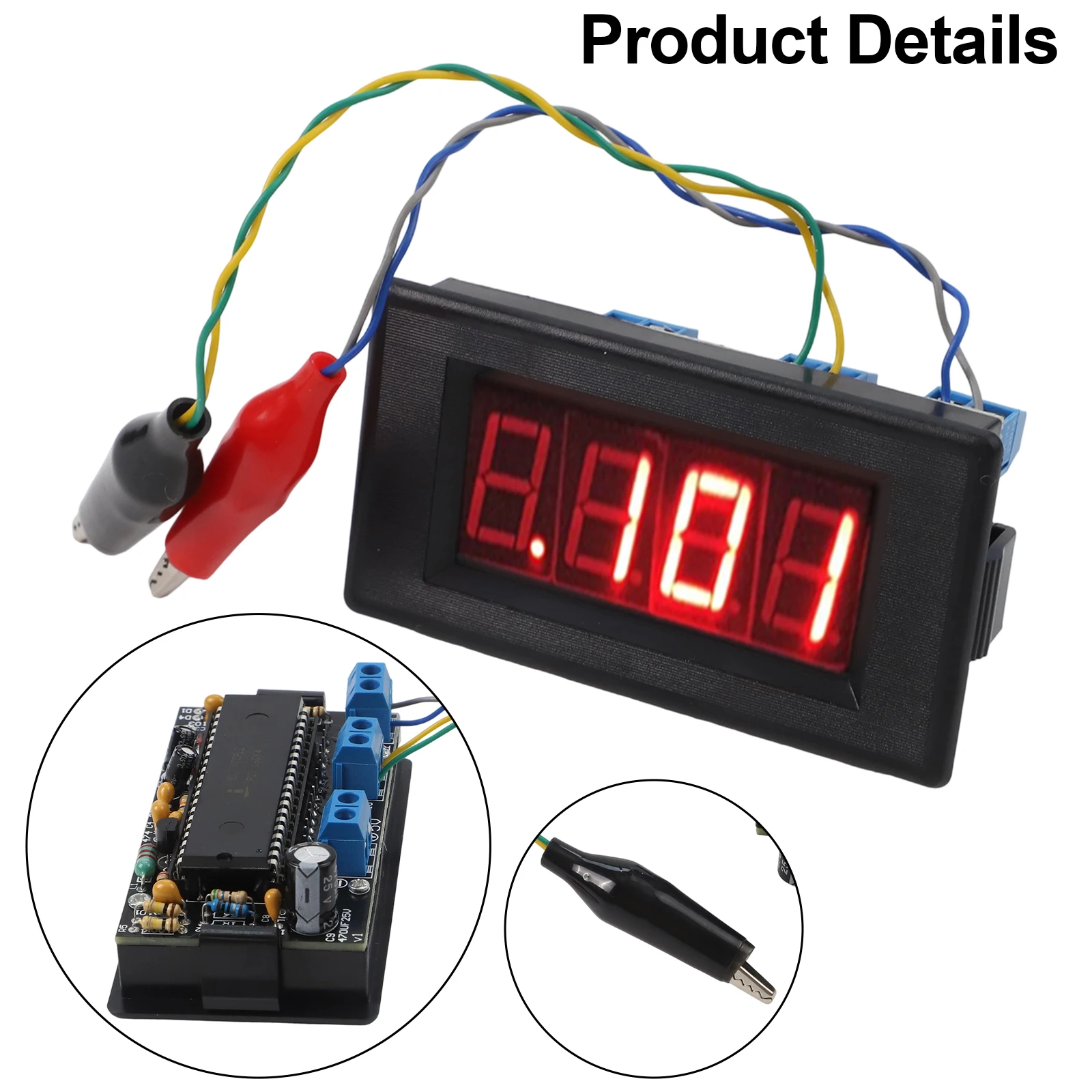 For DIY Projects DC5V Resistance Tester Anti Interference Resistance Meter Analyzer Easy Installation Good Stability