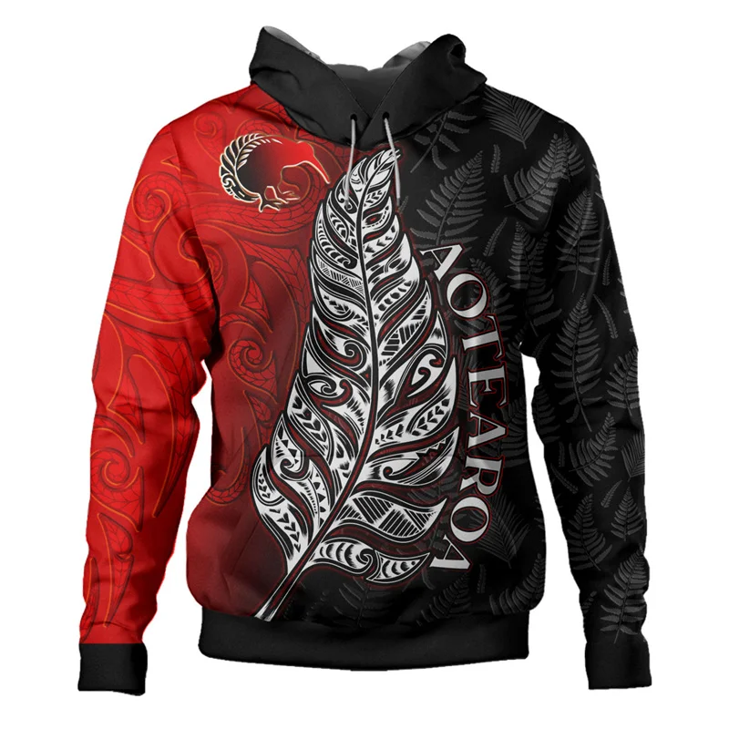 New Zealand Waitangi Day Lizards Maori Graphic Hoodie New In Hoodies & Sweatshirts Hoodies For Men Pullover Coat Y2k Tops