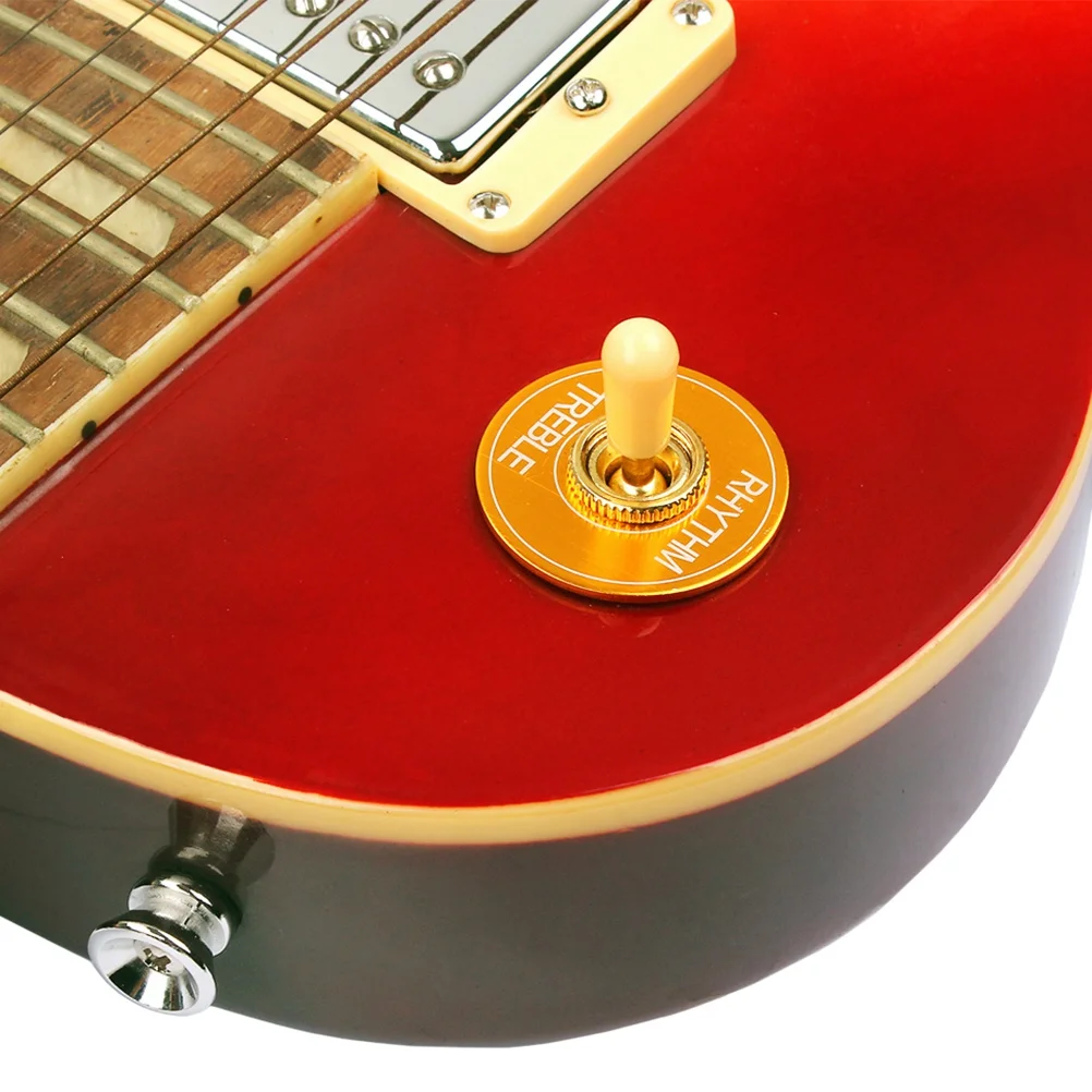 

Gold Switch Gasket 3 Way Toggle Pearlescent Rhythm Treble Ring Guitar Parts Golden
