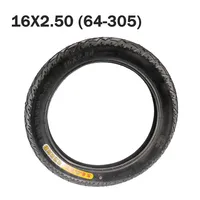 16 Inch Tire High Quality Tubeless Tires Electric Bikes Kid Bikes Small BMX and Scooters 16x2.50 (62-305) Tire Parts