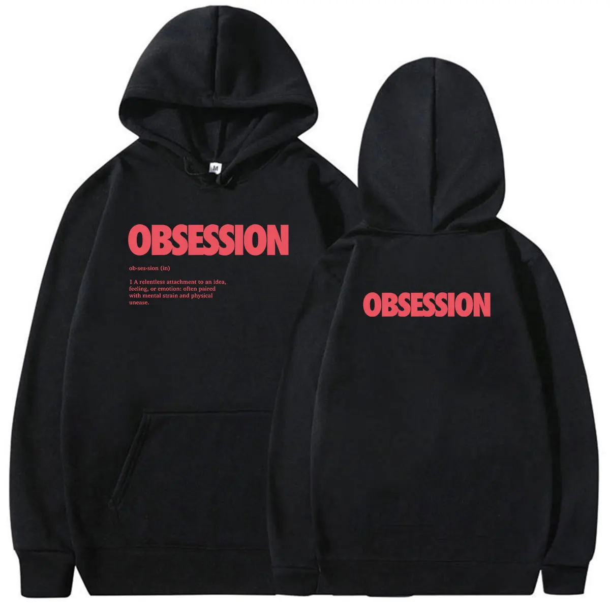Sweat à capuche imprimé Obsession Horror Movie 2026 pour hommes et femmes, vêtement en polaire, pull tendance, sweat-shirt rétro à manches longues, coupe oversize