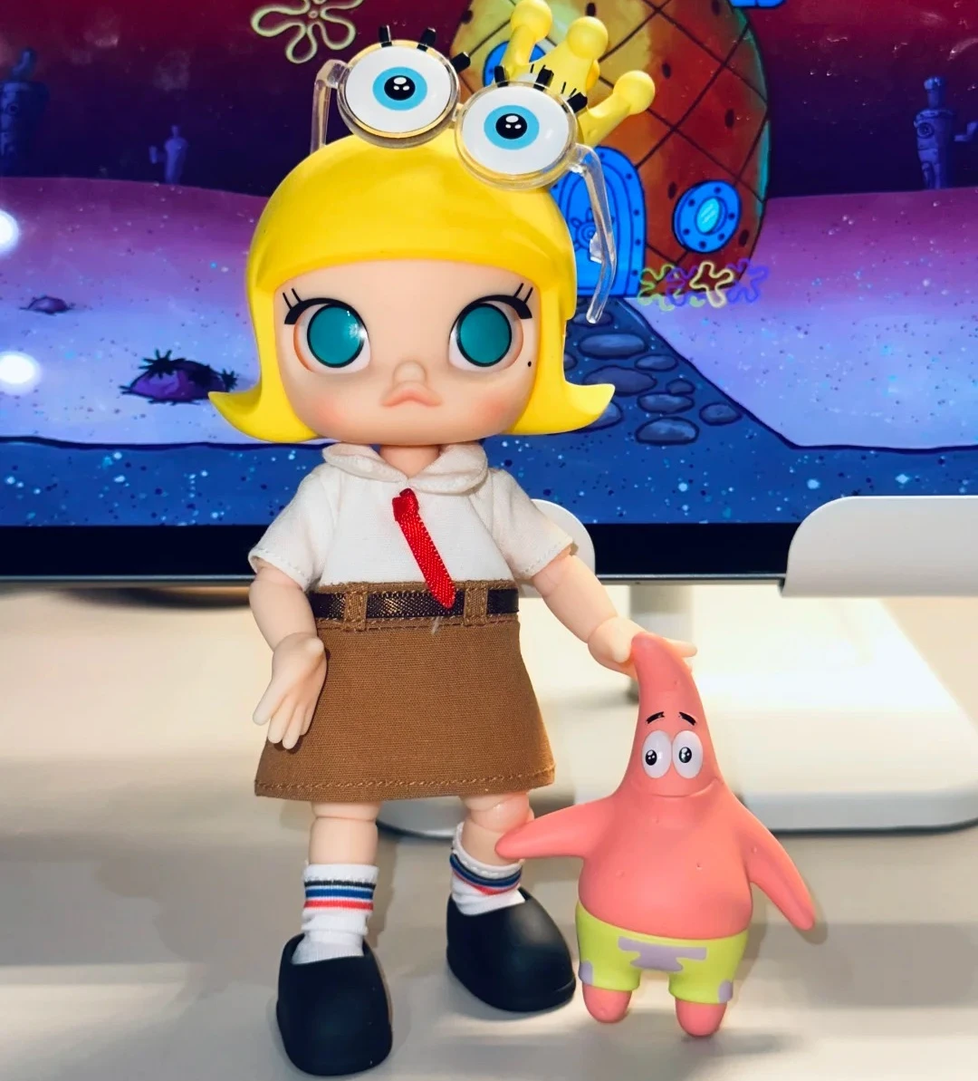 POP MART Genuine  Molly SpongeBob SquarePants Series Cute and Interesting Toy Surprise Collection Birthday Gifts in Stock view 5
