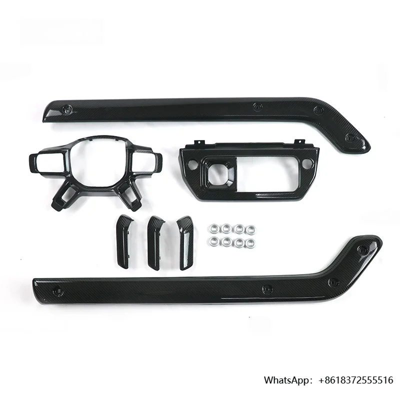 

High Quality Interior Bright Black Inner Decoration Car Parts Auto Accessories for Land Rover Defender L663 90 110 130 Accessory